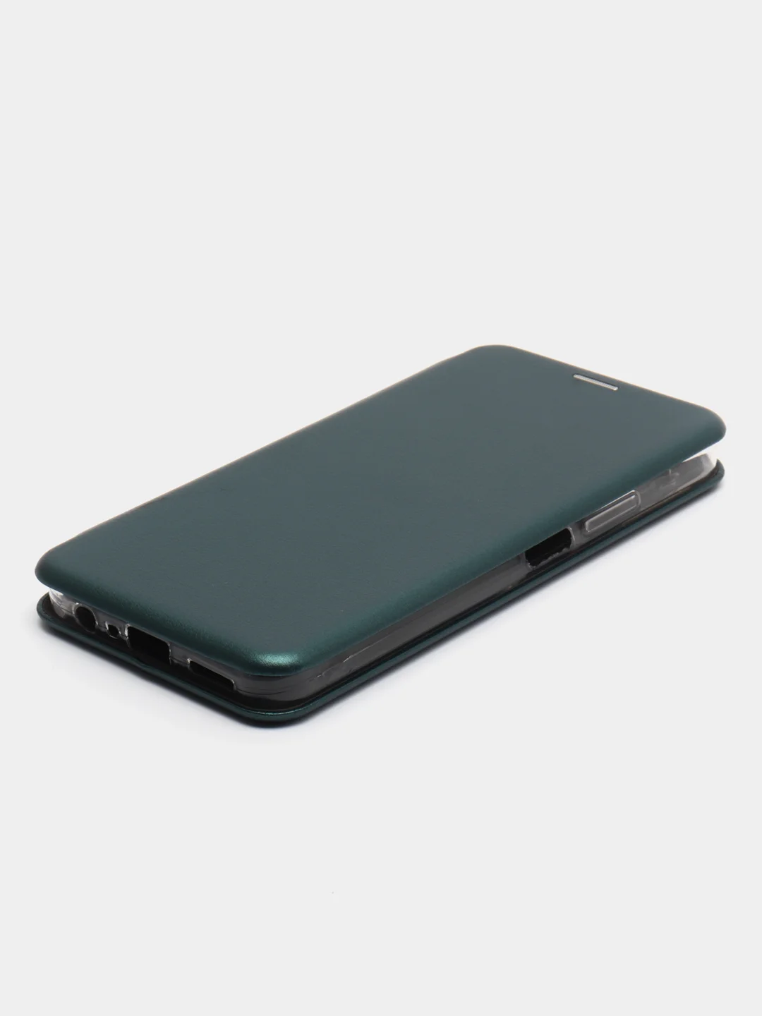 Тёмно-зелёный чехол-книжка для Realme C33 (Реалми С33)
