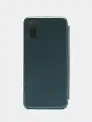 Тёмно-зелёный чехол-книжка для Xiaomi Redmi 9A  (Сяоми редми 9А)