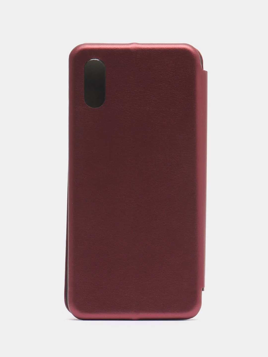 Бордовый чехол-книжка для Xiaomi Redmi 9A  (Сяоми редми 9А)