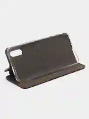 Бордовый чехол-книжка для Xiaomi Redmi 9A  (Сяоми редми 9А)