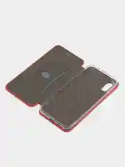 Красный чехол-книжка для Xiaomi Redmi 9A  (Сяоми редми 9А)