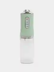 Бирюзовый ирригатор для полости рта со сменными 4 насадками Оral Irrigator