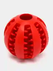 Красный игрушка 2 в 1, мяч для чистки зубов и кормушка для собак