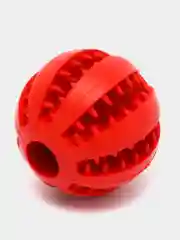 Красный игрушка 2 в 1, мяч для чистки зубов и кормушка для собак