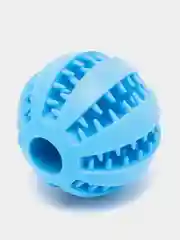 Синий игрушка 2 в 1, мяч для чистки зубов и кормушка для собак