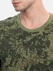 Лесной зеленый футболка мужская, хлопковая