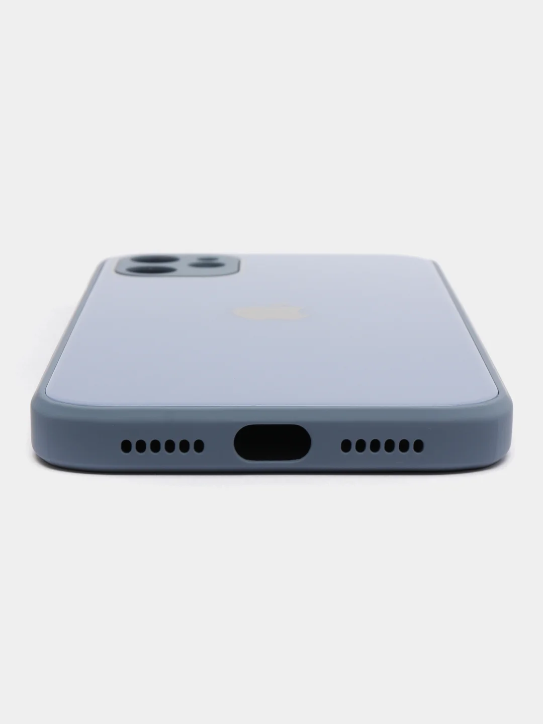 Лазурный чехол для iPhone 11, силиконовый, со стеклянной панелью