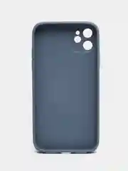 Лазурный чехол для iPhone 11, силиконовый, со стеклянной панелью