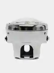 Фара Альфа светодиодная, круглая, пластиковая, хром, 6 SMD LED диодов