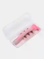 Розовый бритвенный станок, 3 сменные кассеты
