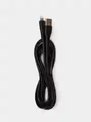 Черный кабель 2 МЕТРА СИЛИКОНОВЫЙ МЯГКИЙ провод зарядник iPhone, Lightning, Micro Type-C USB шнур
