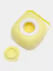 Желтый массажная щетка для мытья кошек и собак с дозатором для шампуня,2 в 1,  3 цвета
