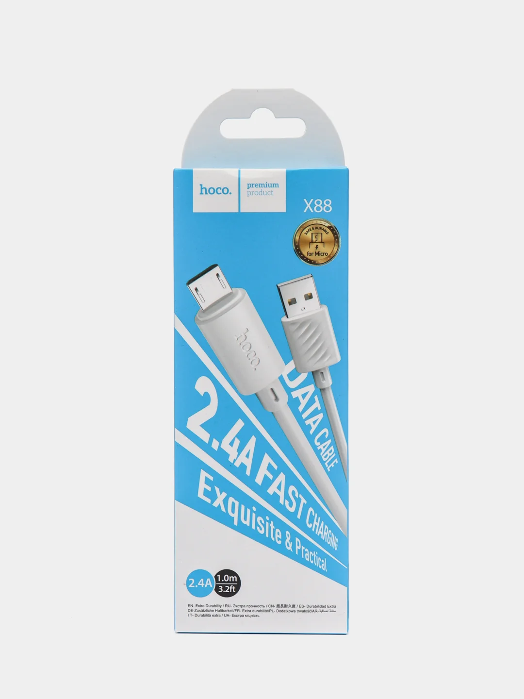 Кабель Hoco micro USB, 1 метр