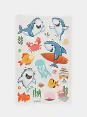 Голубой переводная татуировка, 12*8 см