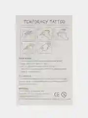 Аметистовый переводная татуировка, 12*8 см