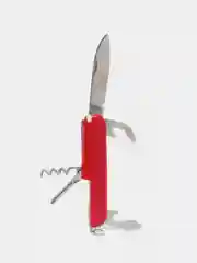 Бордовый нож складной туристический
