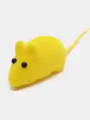 Желтый игрушка для кошек мышка с пищалкой