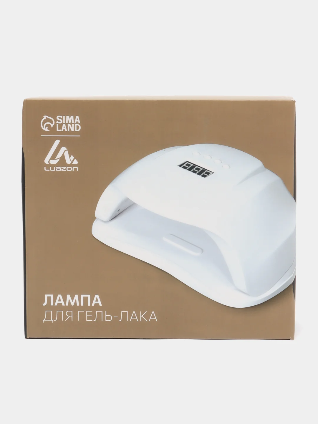 Лампа для гель-лака Luazon LUF-02, UV/LED, 54Вт, 36 диодов, таймер 10/30/60 с, 220В, белая