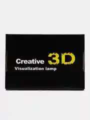 Ночник 3D 7 цветов,мишка на месяце, светильник 3D настольный, светодиодный