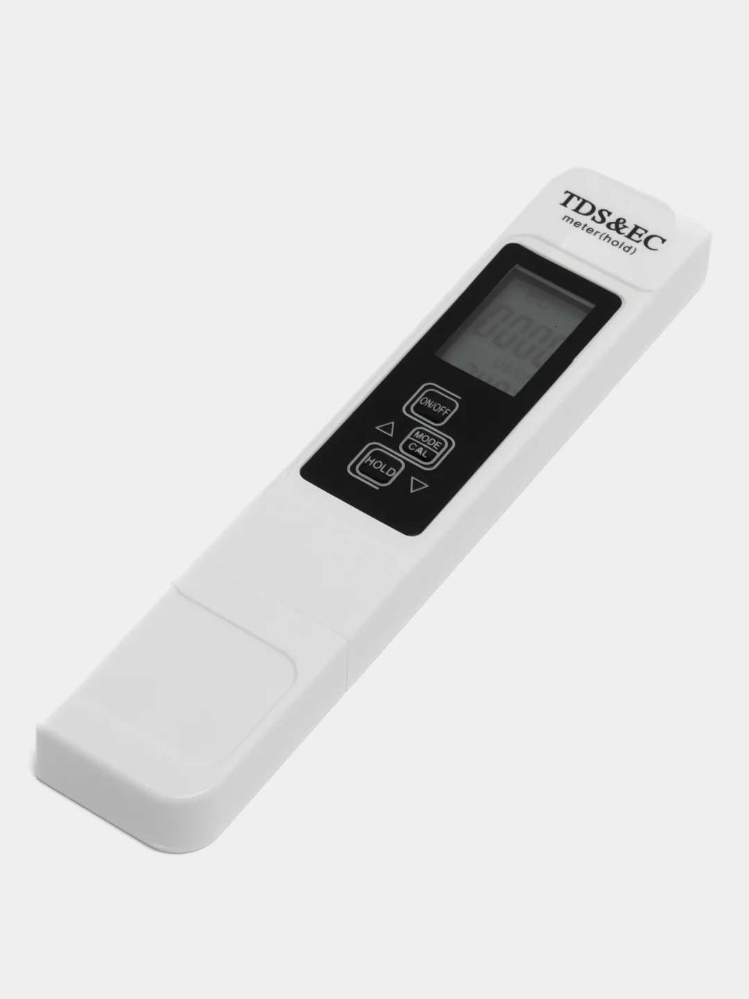 Белый тестер воды. Измерение качества, чистоты, жесткости, температуры воды, количества солей