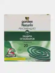 Раптор спирали от комаров 20 шт, защита от комаров Gardex Натурин