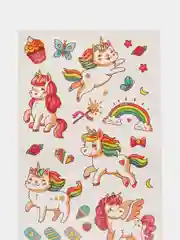 Пудровый переводная татуировка, 12*8 см
