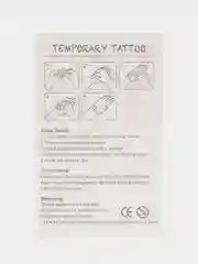 Пудровый переводная татуировка, 12*8 см