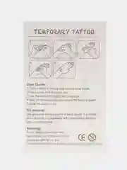 Зеленый переводная татуировка, 12*8 см
