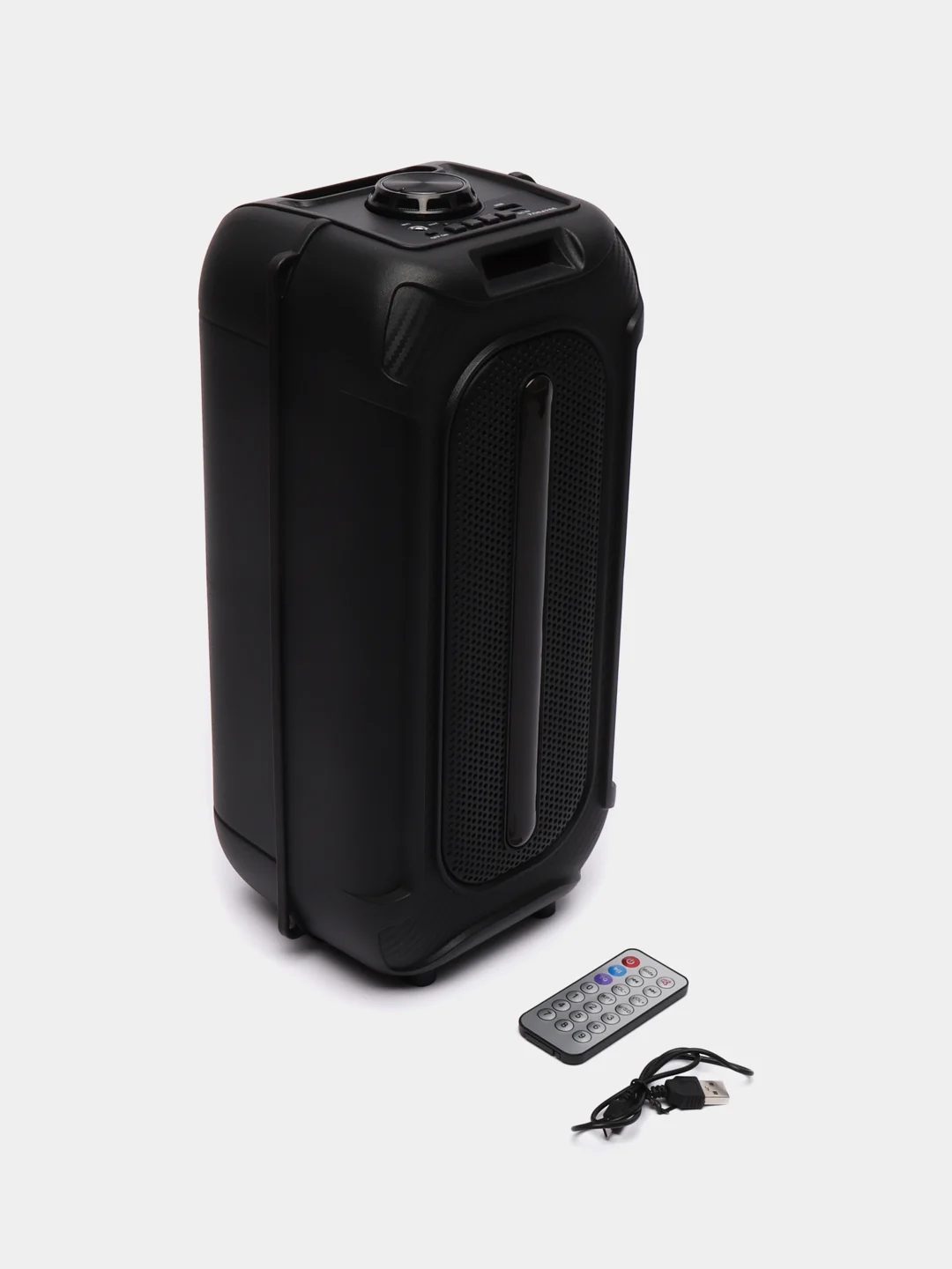 Черный портативная колонка BT Speaker беспроводная, пульт ду, bluetooth, USB, AUX, SD 4255