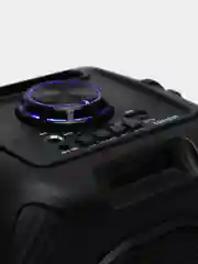 Черный портативная колонка BT Speaker беспроводная, пульт ду, bluetooth, USB, AUX, SD 4255