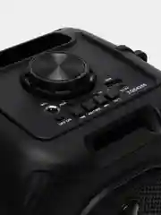 Черный портативная колонка BT Speaker беспроводная, пульт ду, bluetooth, USB, AUX, SD 4255