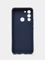 Синий меланж чехол силиконовый с принтом для Tecno POP 5 LTE