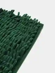 Тёмно-зелёный коврик для туалета с вырезом 60*60