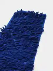 Синий коврик для туалета с вырезом 60*60