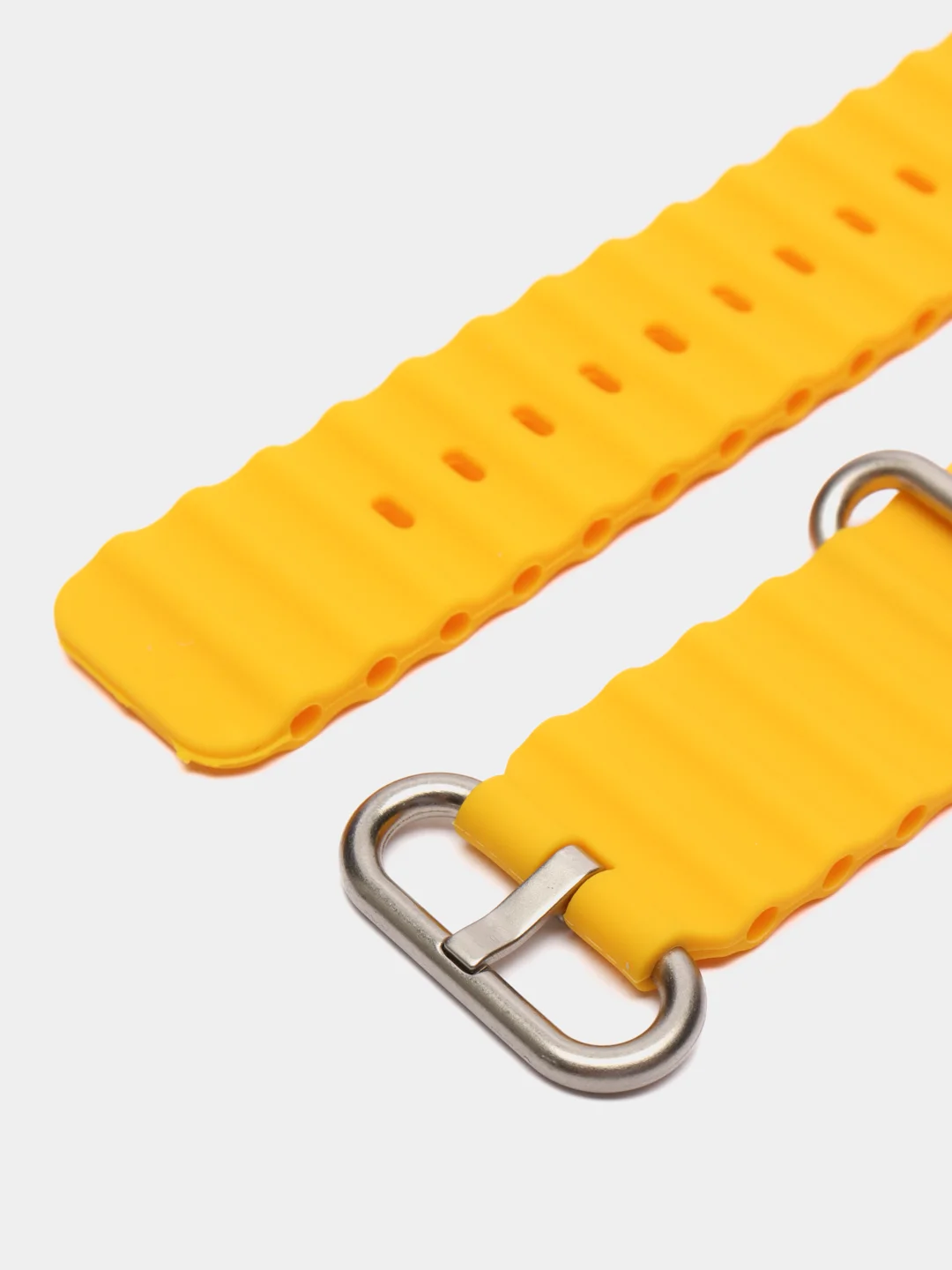 Желтый силиконовый ремешок для Apple Watch 38 / 40 / 41, 42 / 44 / 45 / 49 мм