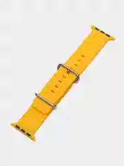 Желтый силиконовый ремешок для Apple Watch 38 / 40 / 41, 42 / 44 / 45 / 49 мм