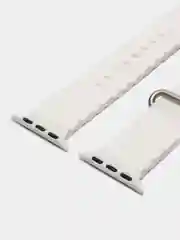 Белый силиконовый ремешок для Apple Watch 38 / 40 / 41, 42 / 44 / 45 / 49 мм