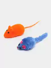 Разноцветный игрушка для кошки "Мышка", три вида