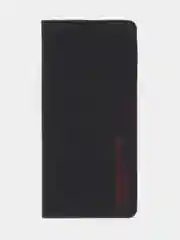 Черный чехол-книжка для Redmi Note 12 Pro 5G / Redmi Note 12 Pro Plus 5G из нубука Super Creative