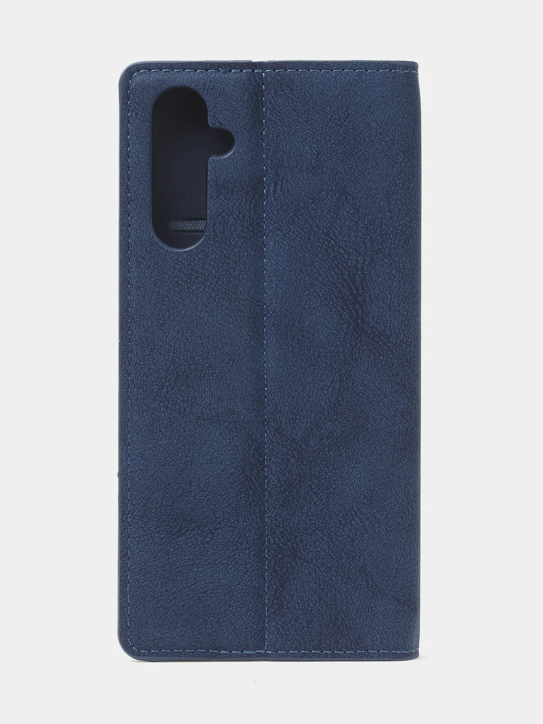 Синий чехол-книжка для Samsung A24, из нубука, Super Creative