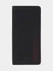 Черный чехол-книжка для Samsung A24, из нубука, Super Creative