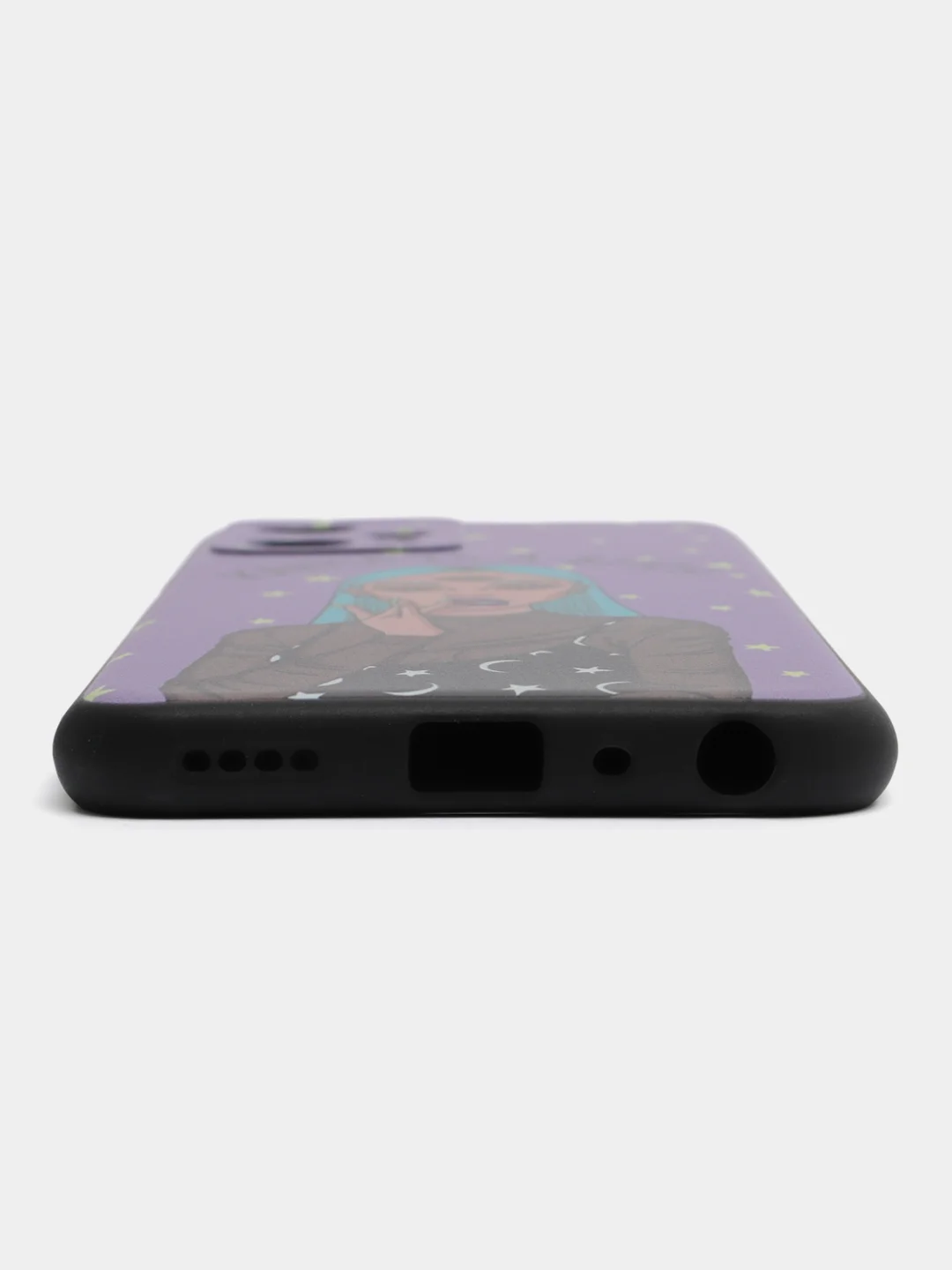 Пурпурный силиконовый чехол для Realme 9 PRO / Realme 9 5G, с принтом, с рисунком (Реалми 9 про)