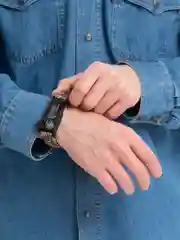 Светло-коричневый браслет для выживания, 4 в 1
