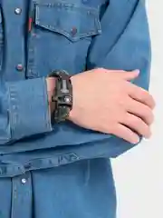 Светло-синий браслет для выживания, 4 в 1