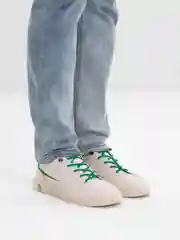 Зеленый мужские кеды