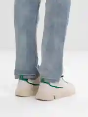 Зеленый мужские кеды