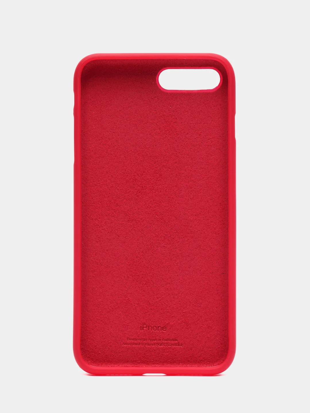 Вишнёвый чехол Silicone Case для iPhone 7 Plus / 8 Plus