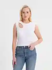 Белый топ женский