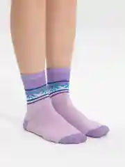 Лавандовый носки женские, бамбук