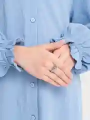 Серебряный кольцо "Бабочка"